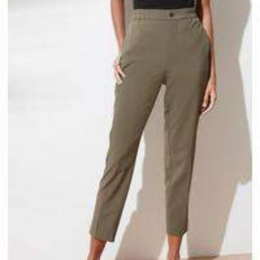 Banana Republic High-Rise AirStretch Pull-On Taper Pant